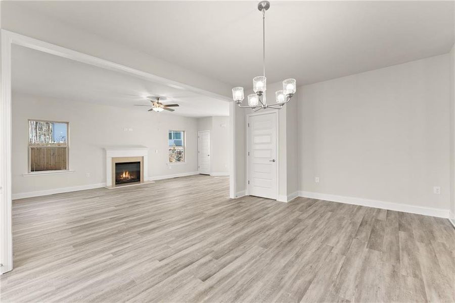 Spacious, unfurnished interior of a new home in Magnolia Villas, Cornelia (Image 16).