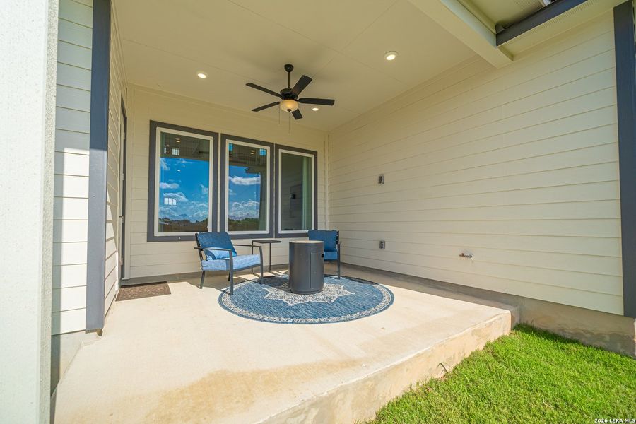 Exterior details and patio area of a home in , Schertz (Image 4). Exterior details and patio area of a home in , Schertz (Image 4).