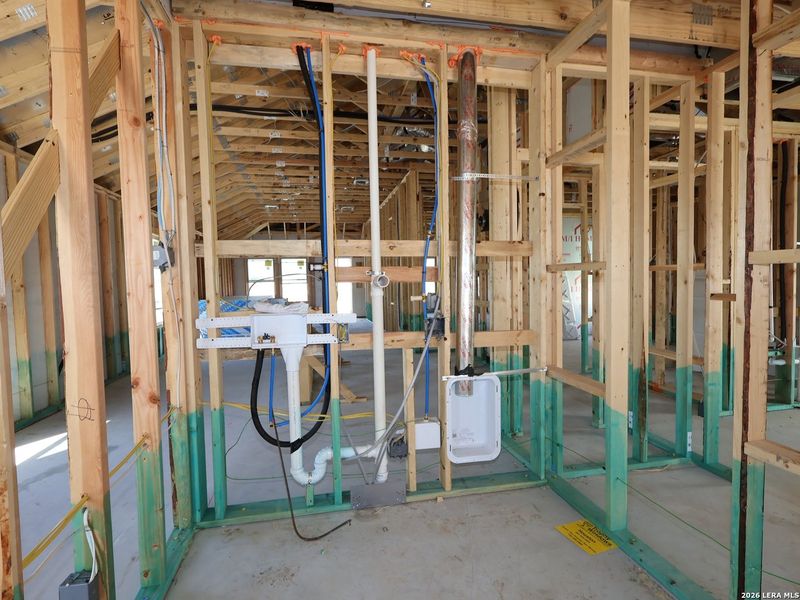 In-progress construction of a new home in Meadows at Clear Springs, New Braunfels, TX (Image 18).