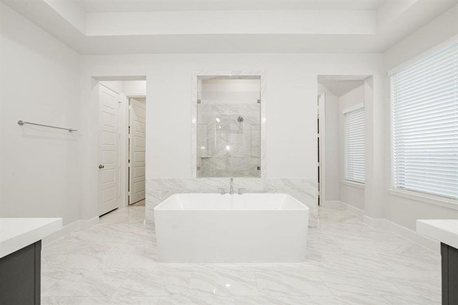 Furnished interior view inside a new home in Ventana 70', Fort Worth (Image 19).