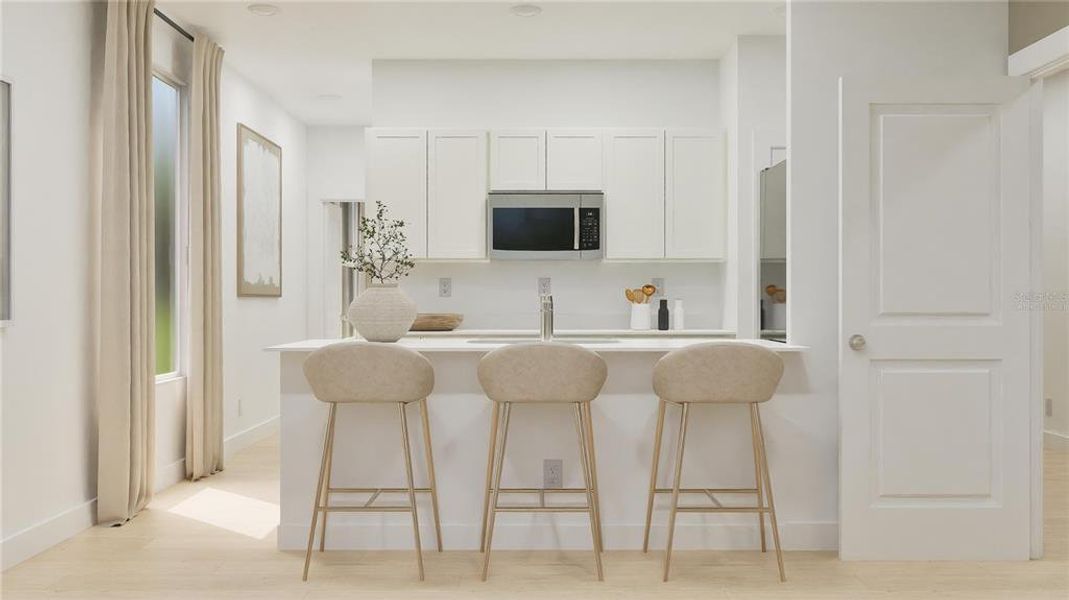 Furnished interior view inside a new home in , Kissimmee (Image 19).