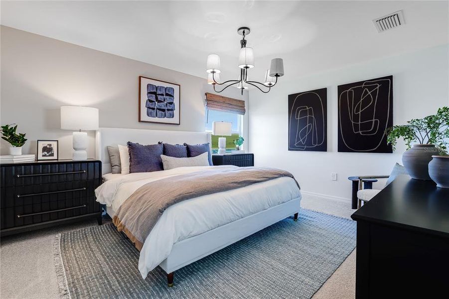 Furnished interior view inside a new home in Rye Ranch, Parrish (Image 12).