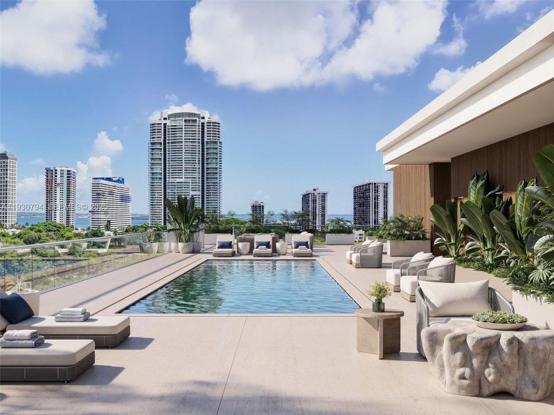 Condo located in Miami, FL showcasing its design and architecture (Image 10).