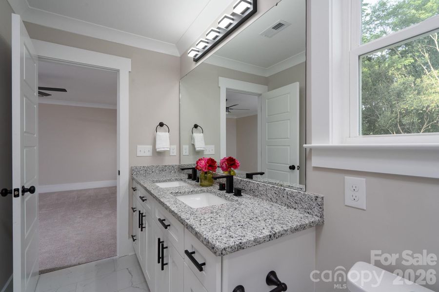 Furnished interior view inside a new home in , Albemarle (Image 10).