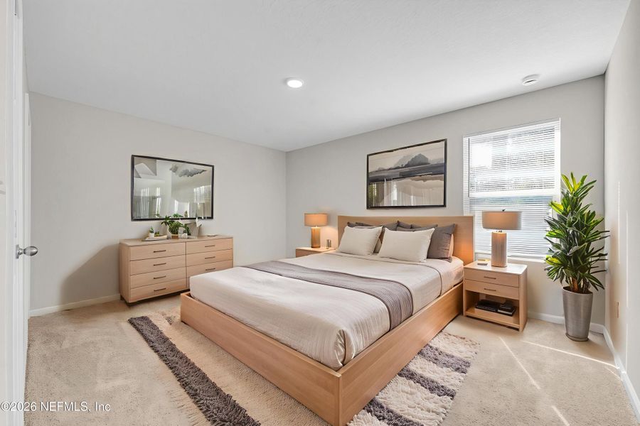 Furnished interior view inside a new home in , Jacksonville (Image 12).