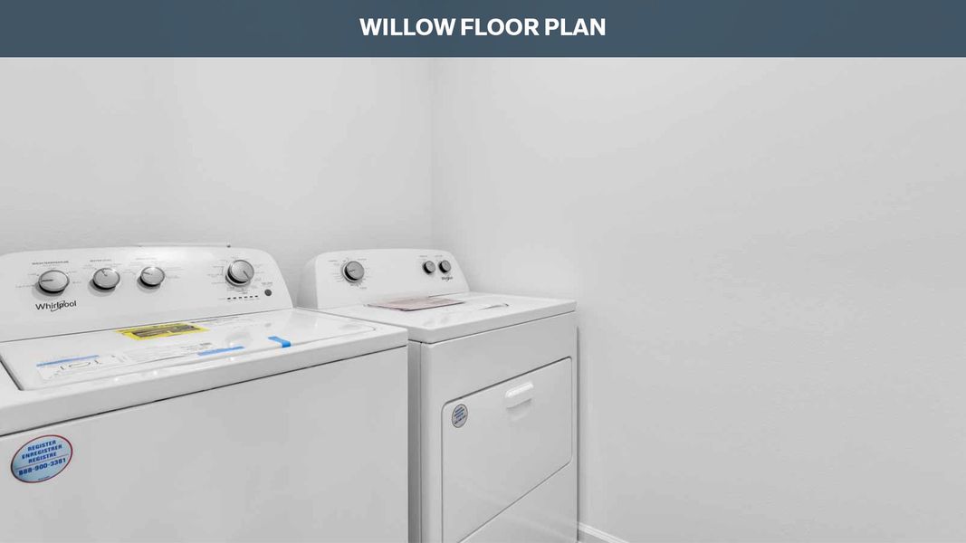 Representative interior finishes for a home built from the Willow by D.R. Horton in Grand Reserve, Bunnell (Image 14).