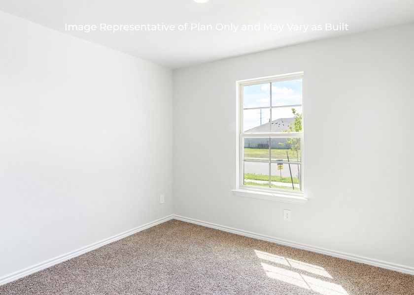 Representative unfurnished interior of a home built from the Camden by D.R. Horton in London Towne, Corpus Christi (Image 23).