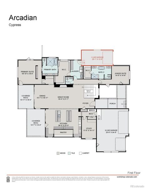 2D floor plan layout of this home in , Golden, CO (Image 3).