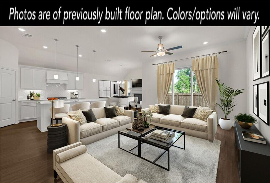 Furnished interior view inside a new home in Lexington Heights, Willis (Image 27).