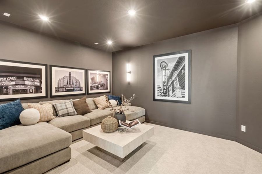 Furnished interior view inside a new home in Bridgeland 45', 50', 70', Cypress (Image 20).