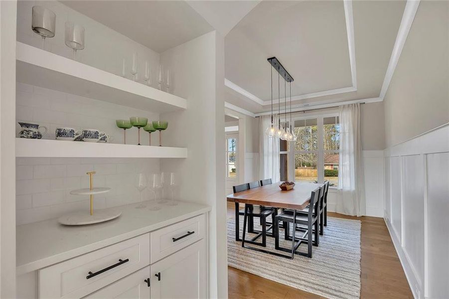 Furnished interior view inside a new home in , Marietta (Image 54).