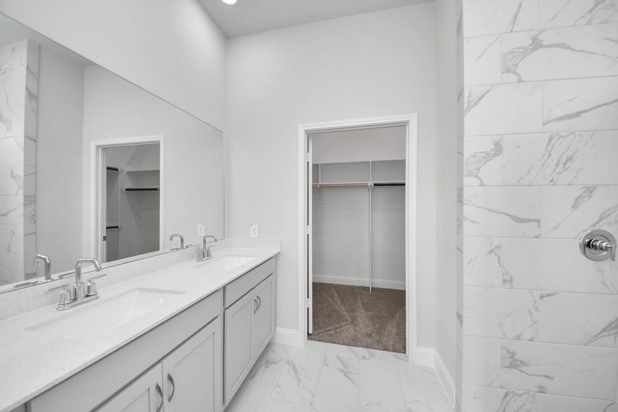 Furnished interior view inside a new home in Bridgeland: Signature Collection, Cypress (Image 9).