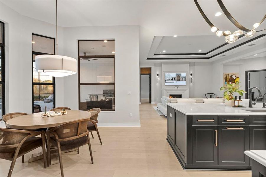 Furnished interior view inside a new home in , Sarasota (Image 44).