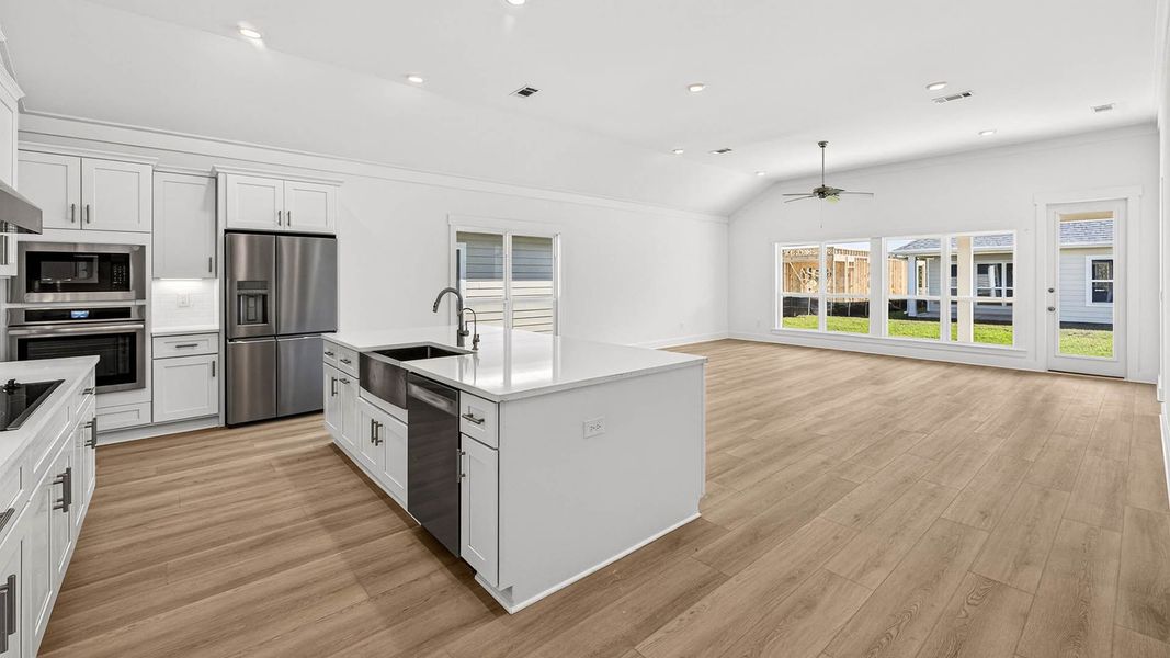 Furnished interior view inside a new home in WindMark Beach, Port Saint Joe (Image 6).