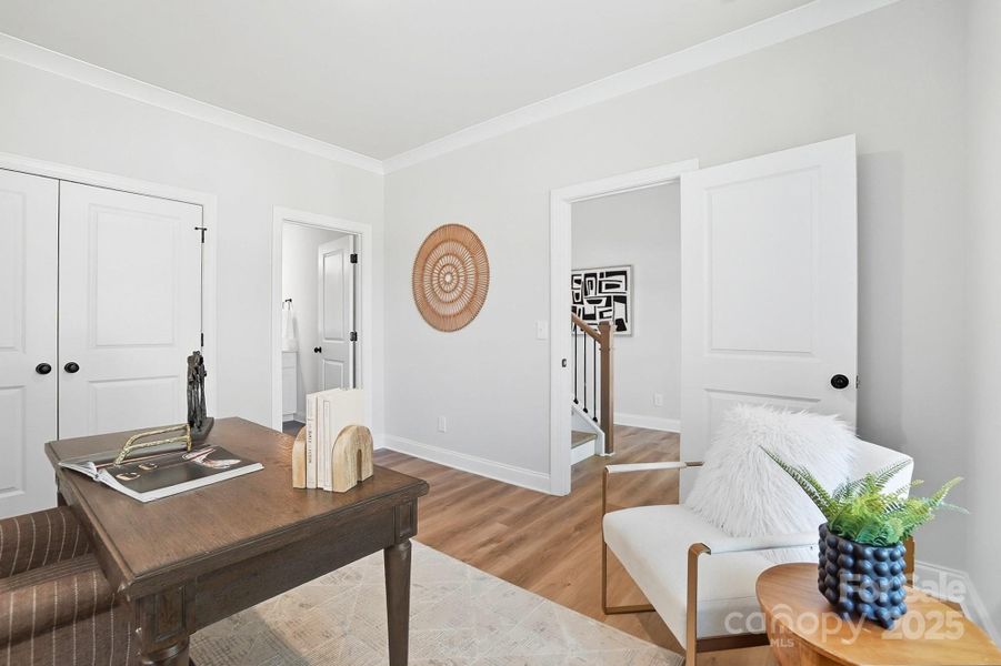 Furnished interior view inside a new home in , Charlotte (Image 18).