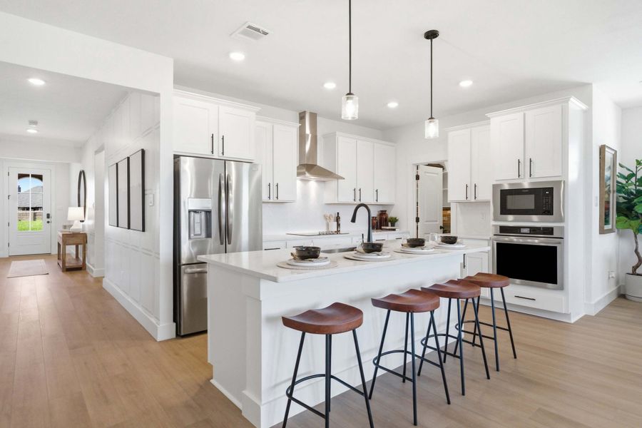 Representative furnished interior of a home built from the The Laurel M by Davidson Homes LLC in Mercer Meadows, Royse City (Image 13).