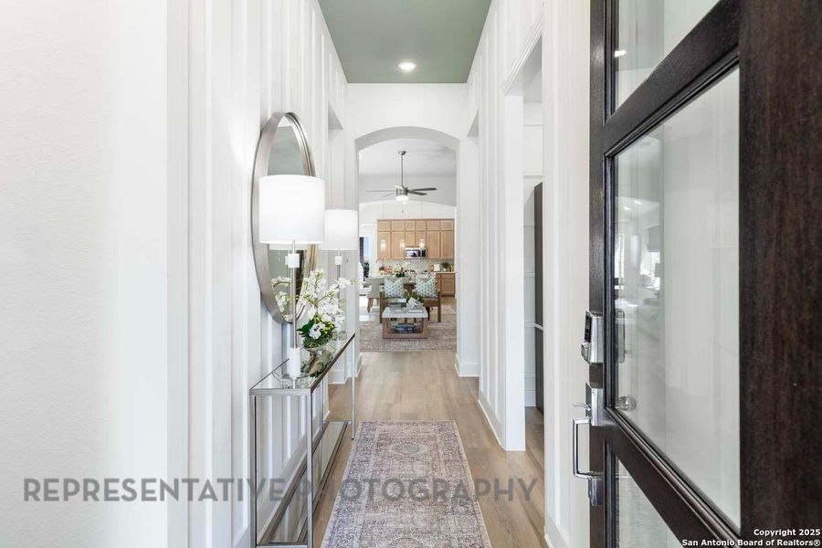 Furnished interior view inside a new home in Prominence, San Antonio (Image 12).