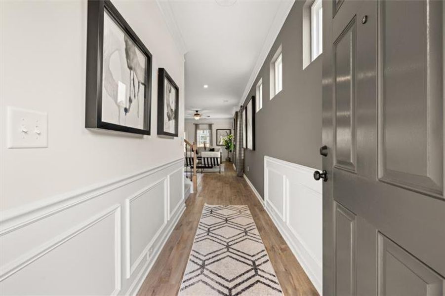 Furnished interior view inside a new home in Jameson Towns, Villa Rica (Image 8).