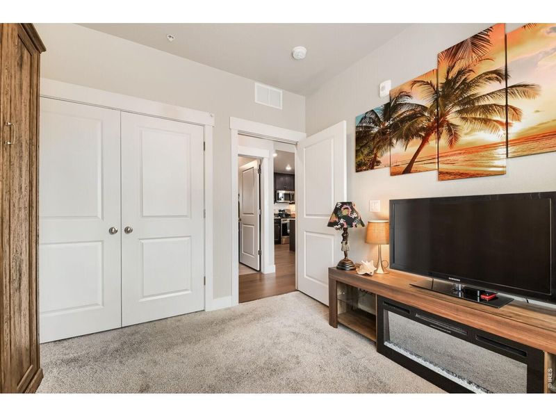 Furnished interior view inside a new home in Highlands at Fox Hill - The Flats, Longmont (Image 16).