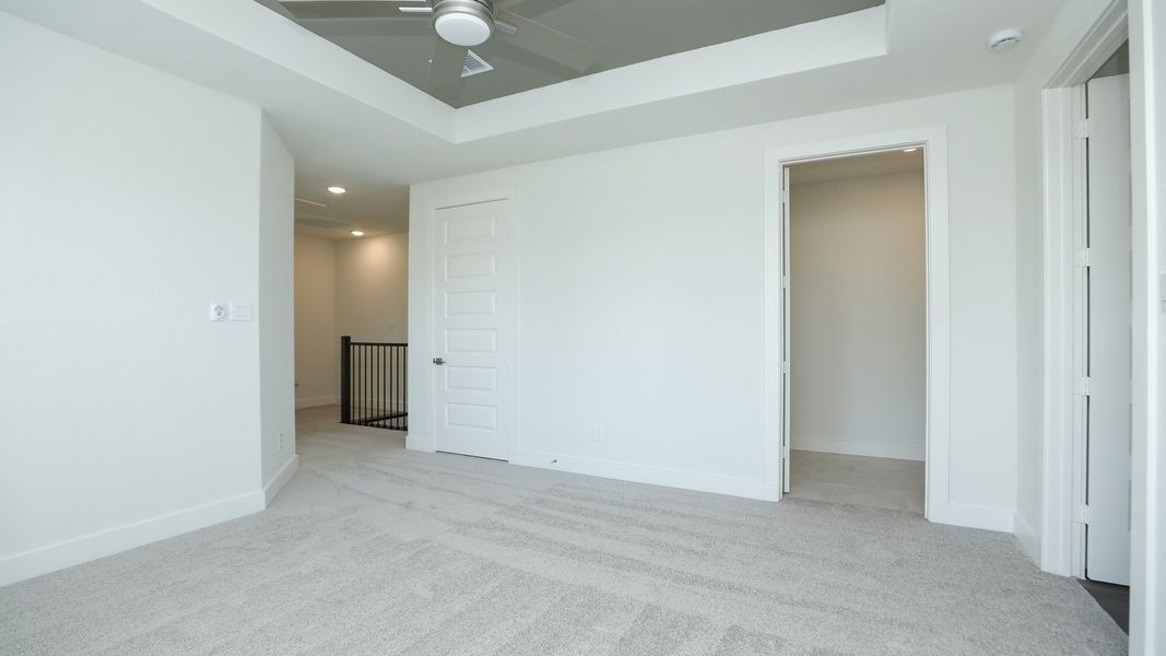 Furnished interior view inside a new home in Independence Heights, Houston (Image 29).