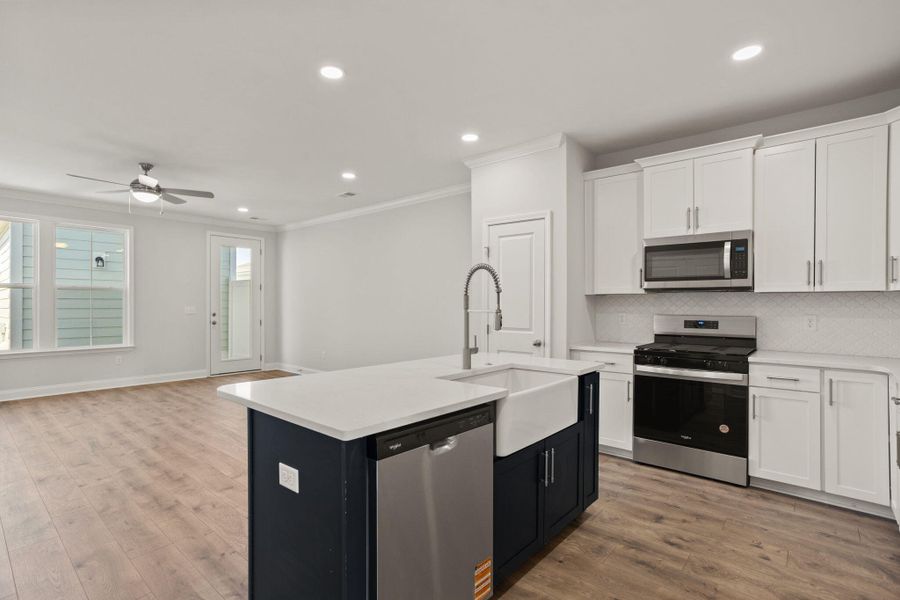 Furnished interior view inside a new home in , Greenwood (Image 5).