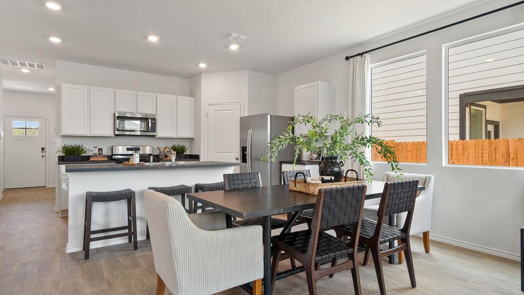 Furnished interior view inside a new home in Valverde, Bastrop (Image 11).