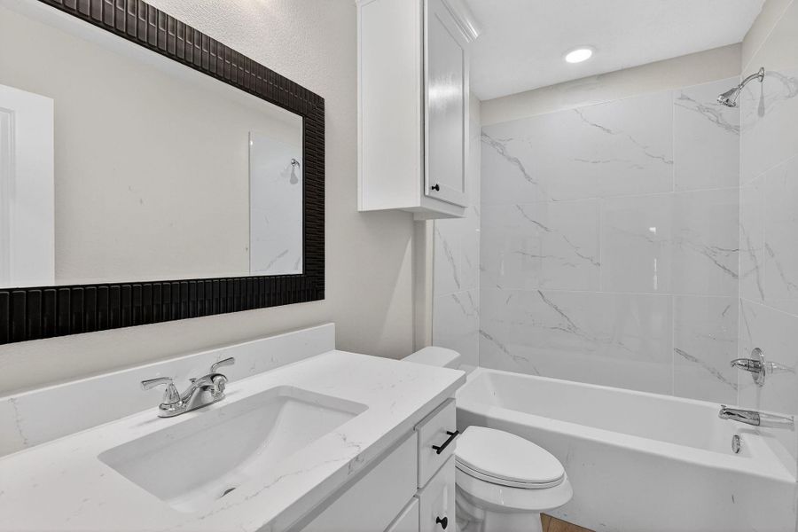 Furnished interior view inside a new home in , Snook (Image 17).