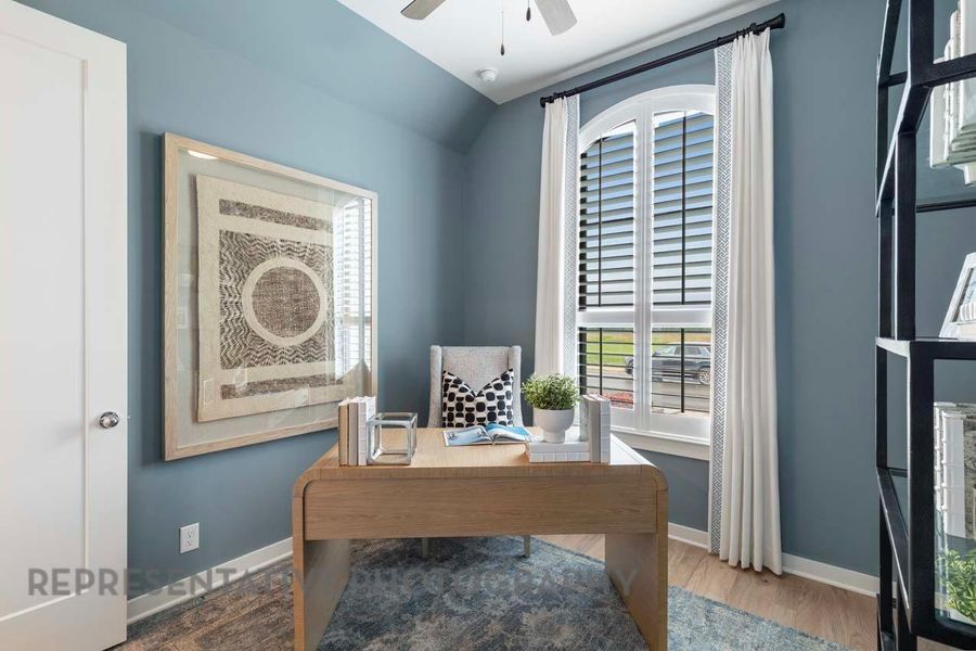 Furnished interior view inside a new home in Wolf Ranch: 46ft. lots, Georgetown (Image 6).