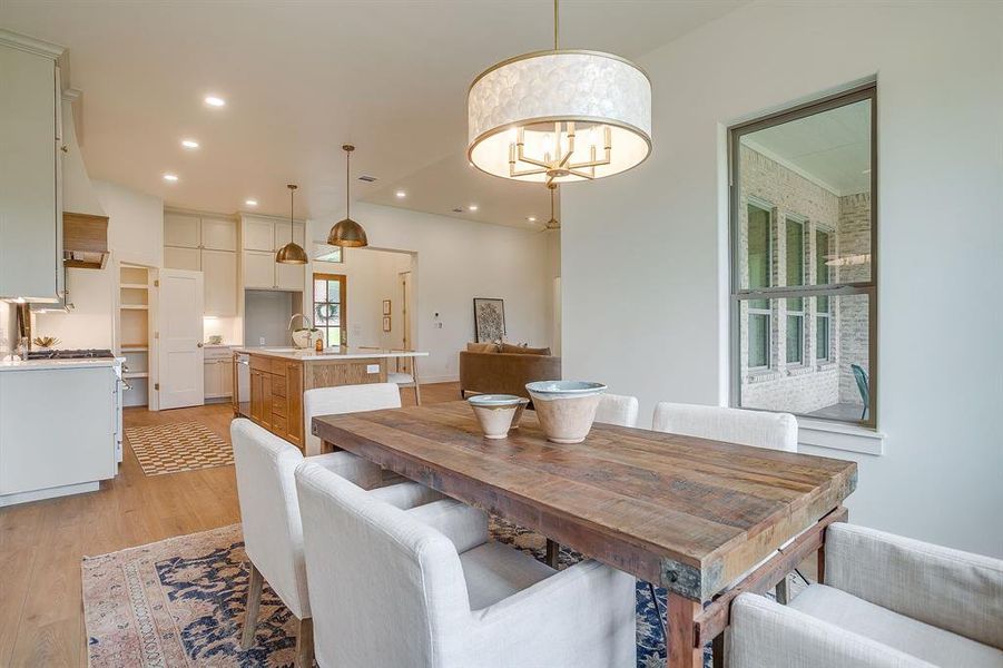 Furnished interior view inside a new home in , Burleson (Image 35).