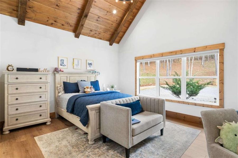 Furnished interior view inside a new home in , Ellijay (Image 6).