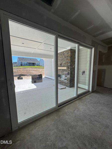 Actual Home - Sliders off of Dining Room