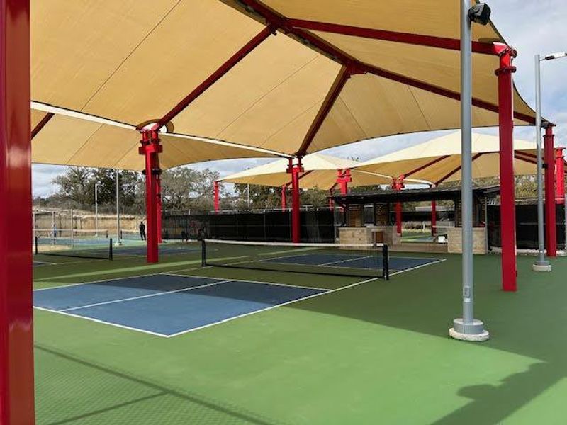18 pickleball courts, covered and open courts 18 pickleball courts, covered and open courts