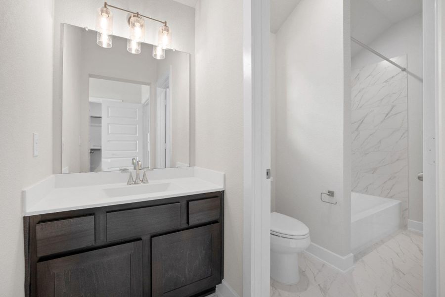 Furnished interior view inside a new home in Flora - 60', Hutto (Image 7). Furnished interior view inside a new home in Flora - 60', Hutto (Image 7).