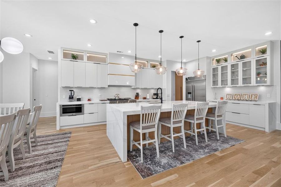 Furnished interior view inside a new home in , Buford (Image 74).