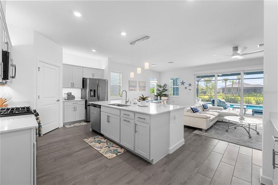 Furnished interior view inside a new home in , Punta Gorda (Image 19). Furnished interior view inside a new home in , Punta Gorda (Image 19).
