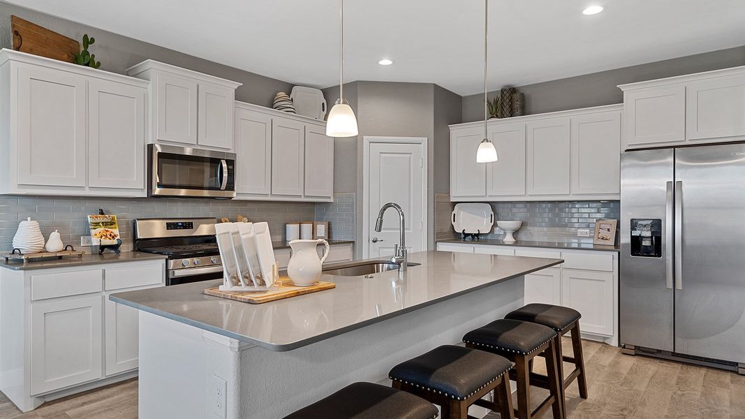 Furnished interior view inside a new home in Morningstar, Aledo (Image 6).