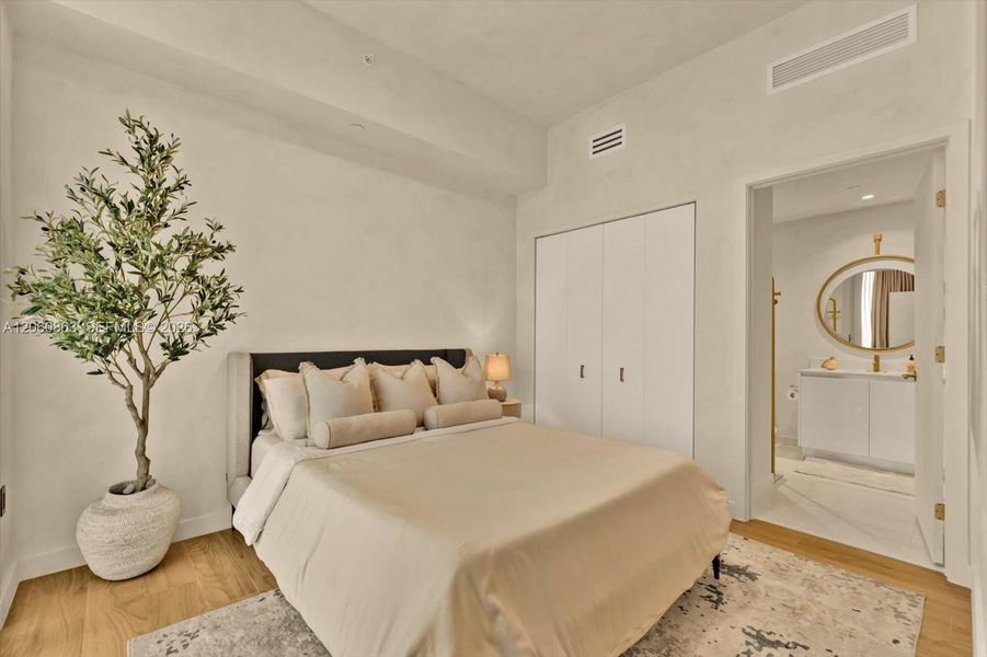 Furnished interior view inside a new home in , Miami (Image 15). Furnished interior view inside a new home in , Miami (Image 15).