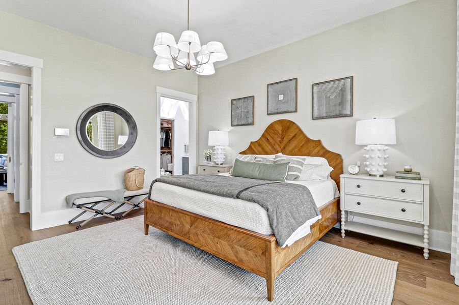 Furnished interior view inside a new home in , Bluffton (Image 45).