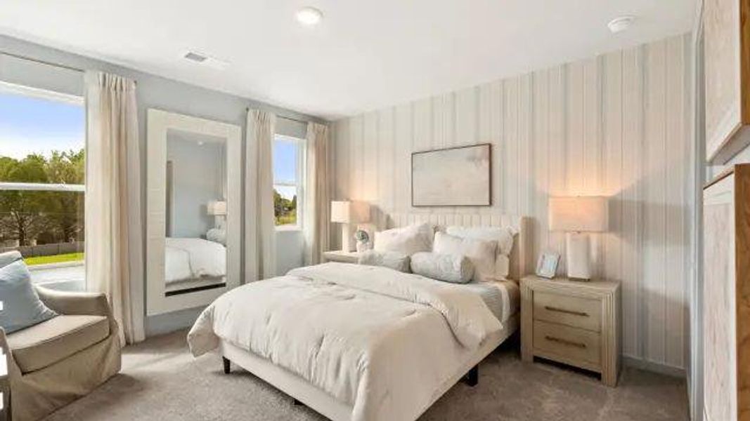 Furnished interior view inside a new home in Magnolia Square, Austell (Image 14). Furnished interior view inside a new home in Magnolia Square, Austell (Image 14).