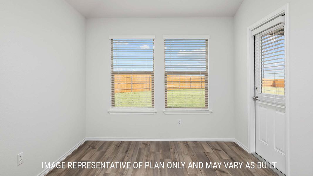 Representative unfurnished interior of a home built from the Bellvue by D.R. Horton in Victory Ranch, Killeen (Image 12).