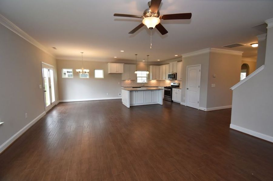 Representative unfurnished interior of a home built from the Newport by Keystone Homes NC in Trinity Meadows, Trinity (Image 22).