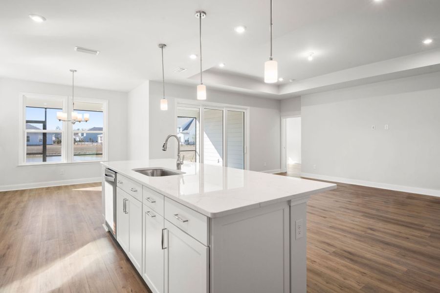 Furnished interior view inside a new home in Midpoint at New Riverside, Bluffton (Image 8).