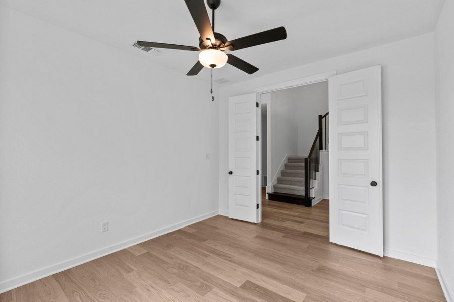 French doors in Study