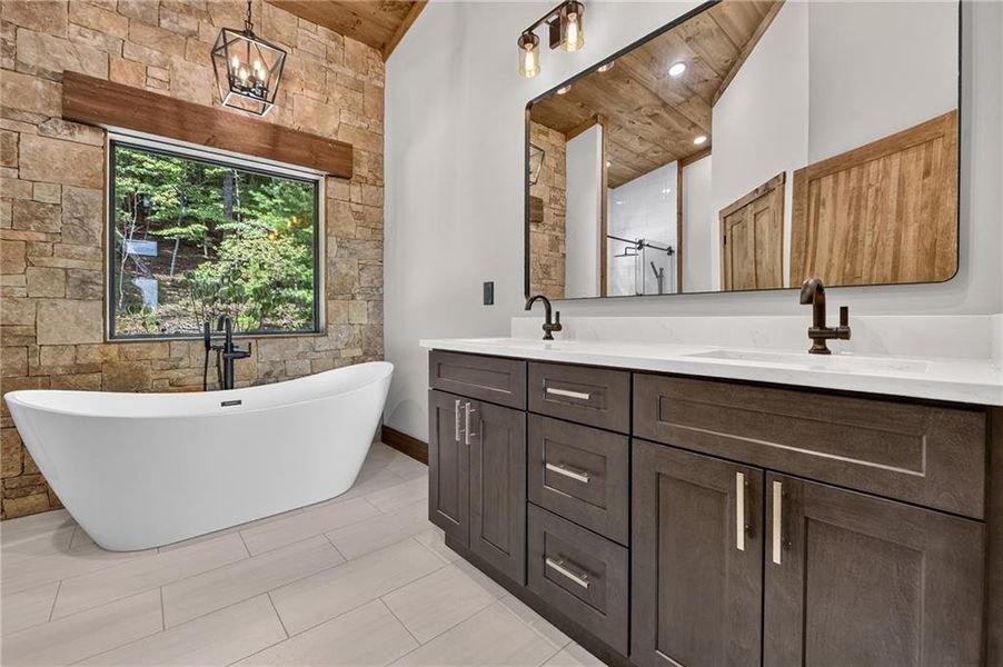 Furnished interior view inside a new home in , Morganton (Image 7).