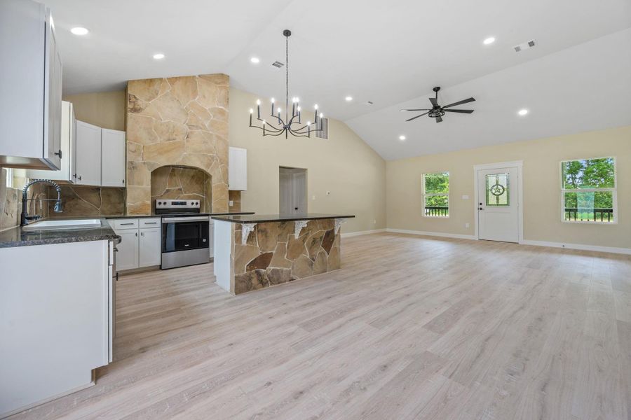 Furnished interior view inside a new home in , Cleveland (Image 5).