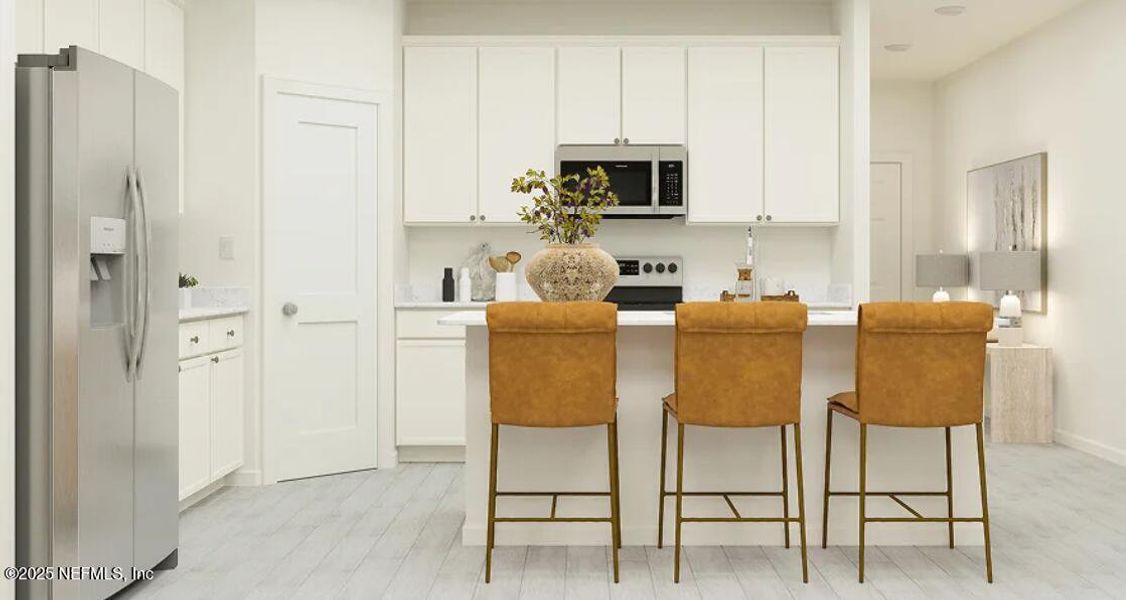 Furnished interior view inside a new home in Tributary: Tributary Royal Collection, Yulee (Image 13).