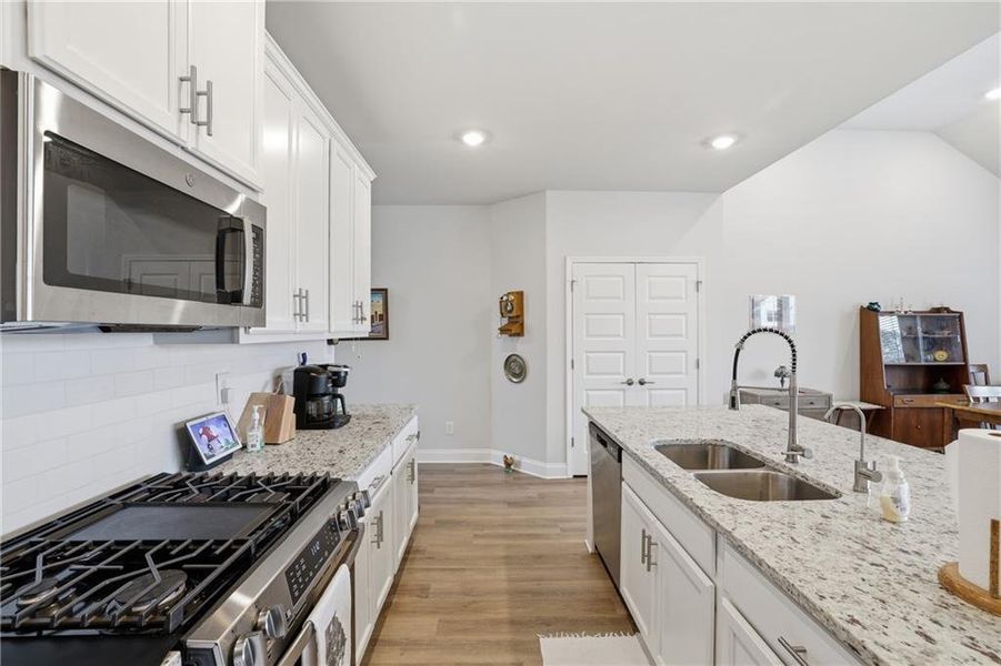 Furnished interior view inside a new home in , Commerce (Image 15).