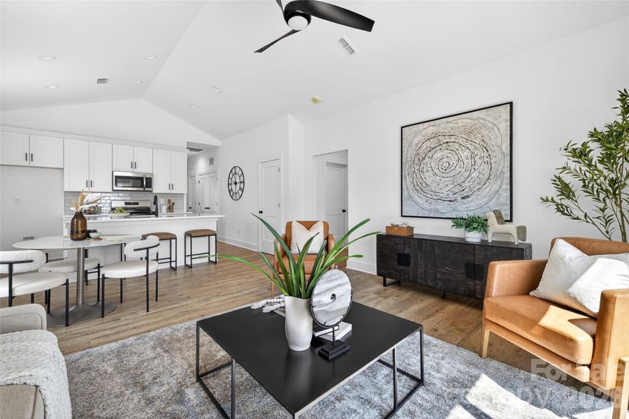 Furnished interior view inside a new home in , Kannapolis (Image 15).