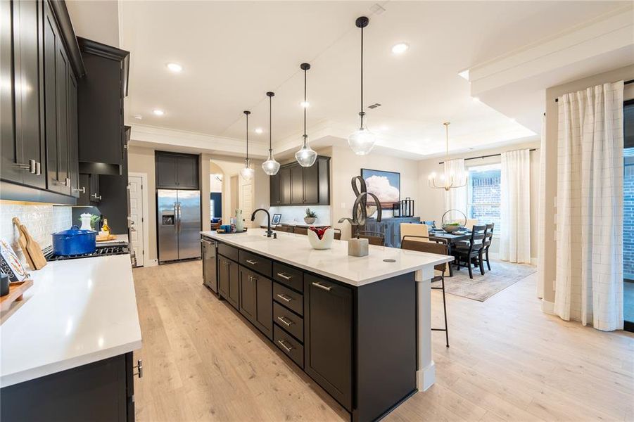 Furnished interior view inside a new home in , Little Elm (Image 27). Furnished interior view inside a new home in , Little Elm (Image 27).