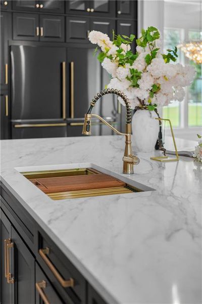Close-up of interior finishes inside a home in , Monroe (Image 20).